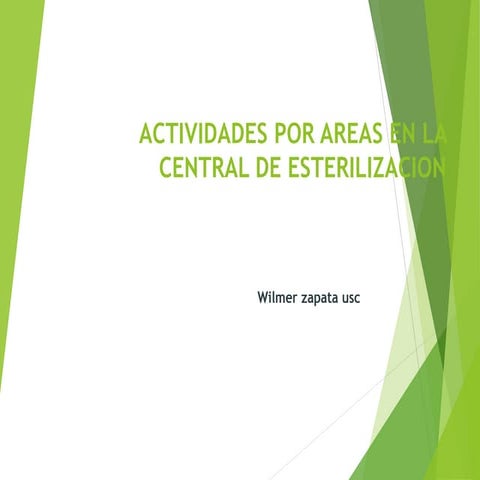 Actividades en una central