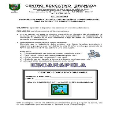 Actividades Prae