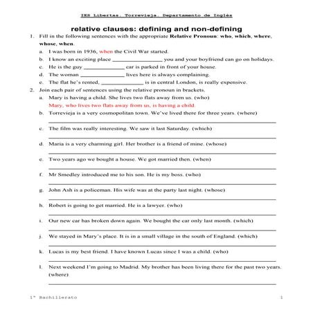 Actividades relativo