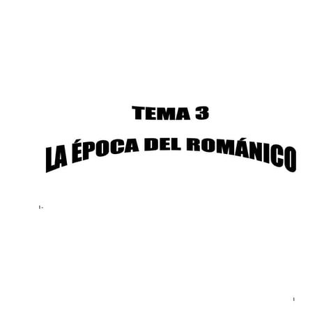 Actividades románico 2º eso