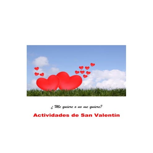 Actividades san valentin