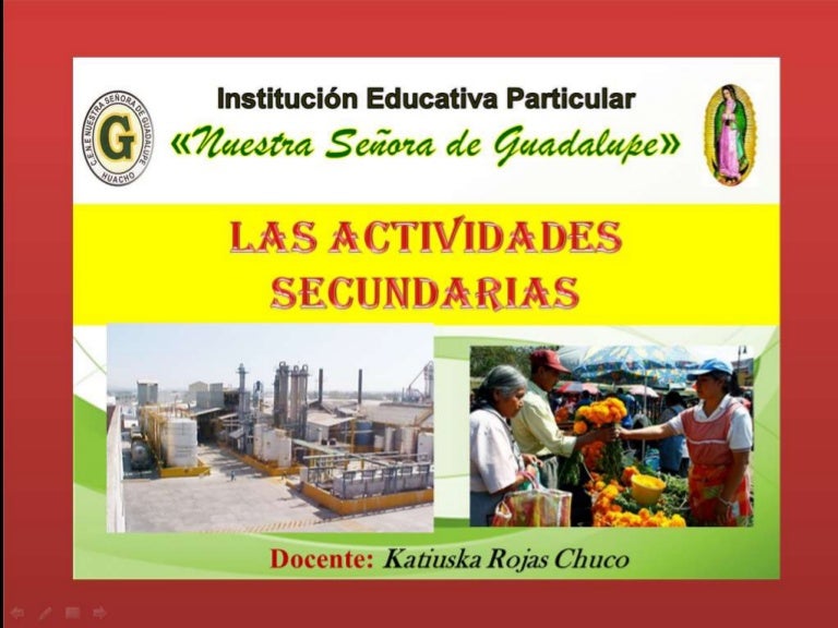 Actividades secundarias