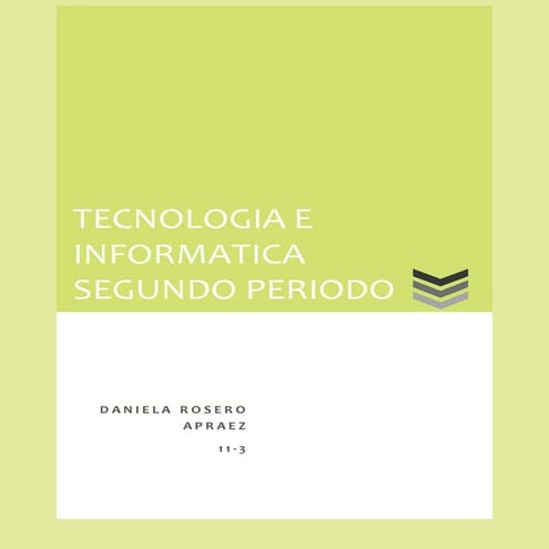 Actividades segundo periosdo