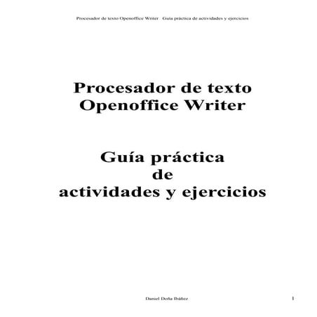 Actividades writer