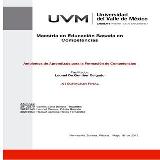Actividad Integradora Ambientes de ...