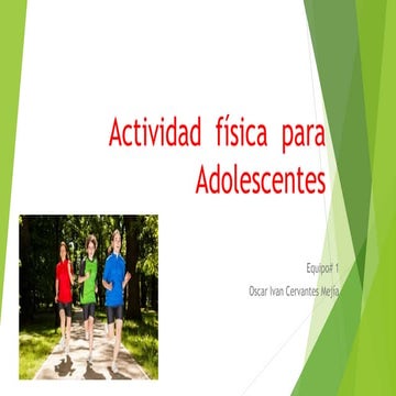 Actividad  física  para  adolescentes