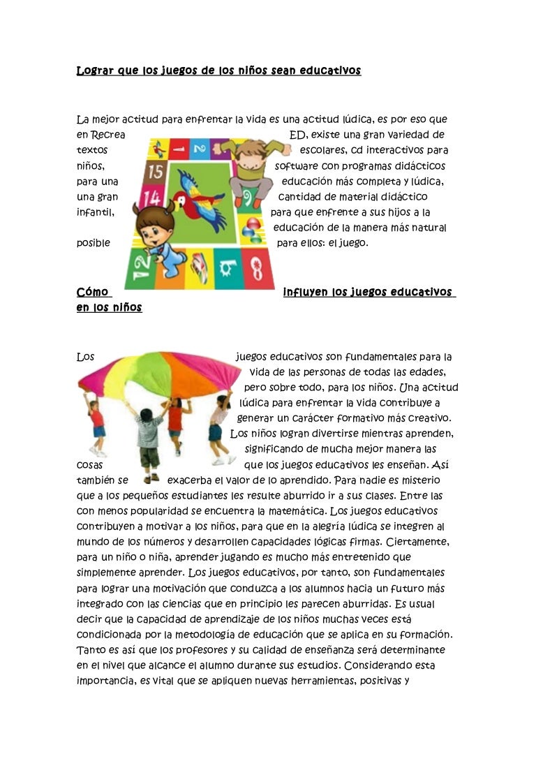 Actividad ludicas