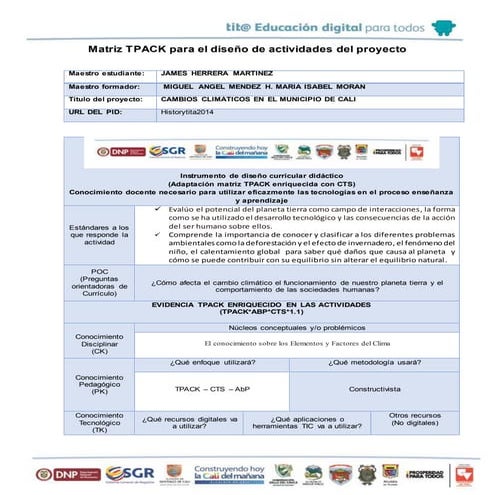 Actividad m3 s4 matriz tpack para el diseã±o de actividades v mejorada
