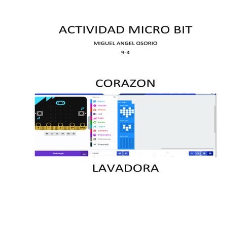 ACTIVIDAD MICRO BIT DE TECNOLOGIA PASO A PASO | PDF