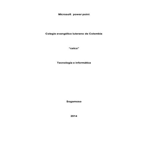 Actividad microsoft  power point