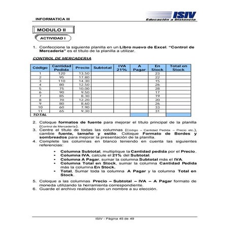 Actividad modulo 2 | PDF