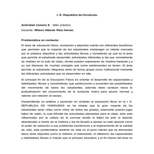 Actividad número 8 wilson rios