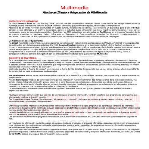Elementos de la multimedia | PPTX