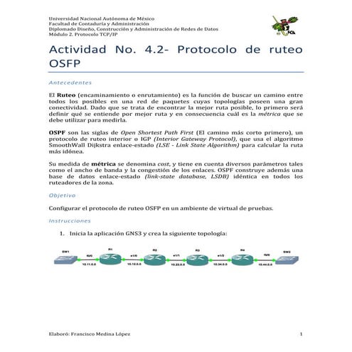 Actividad No. 4.2- Protocolo de ruteo OSFP
