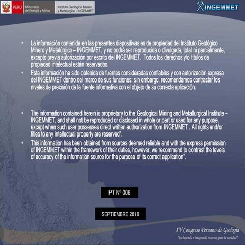 Actividad tectónica del sistema de fallas Incapuquio durante la formación de ...