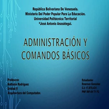 Actividad v administración y comandos básicos if04 emerson