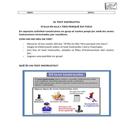 ILEC5_El text instructiu_d'illa en illa_fitxa alumne