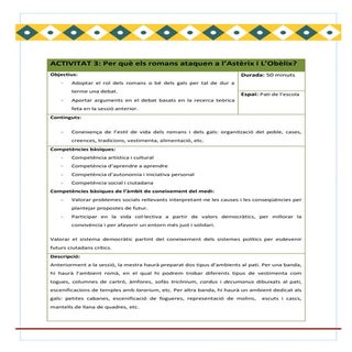 Activitat 3: Per què els romans ata...