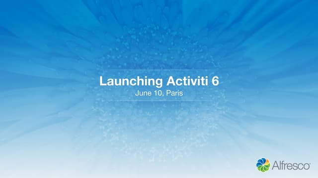  Activiti v6 UI (Activiti Community Day Paris 2015) 