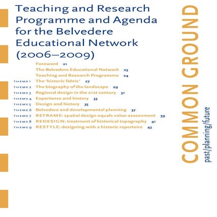 Activities Belvedere