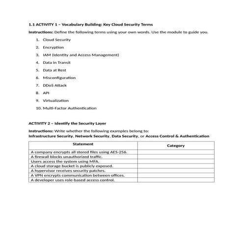 Cloud Security, Serverless Security.  Cybersecurity