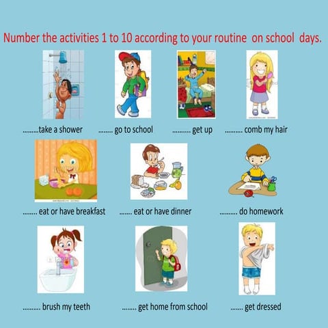 Activities frequency adverbs