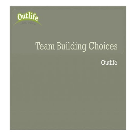 Experiential Learning Activities for Team Building and Outbound Training