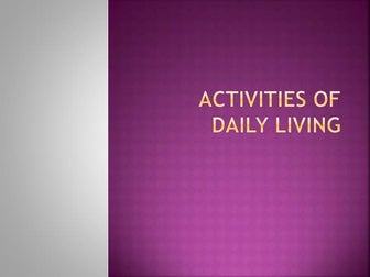 Activities of daily living