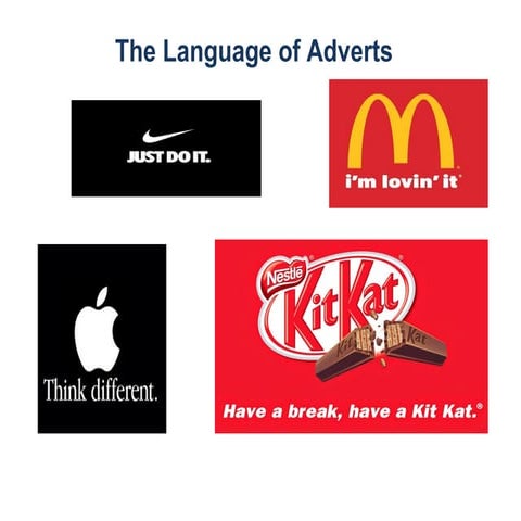 Linguagem da propaganda/ Language in Advertising