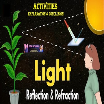 Light Reflection and Refraction- Activities - Class X Science