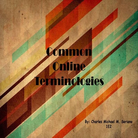 Common Online Terminologies