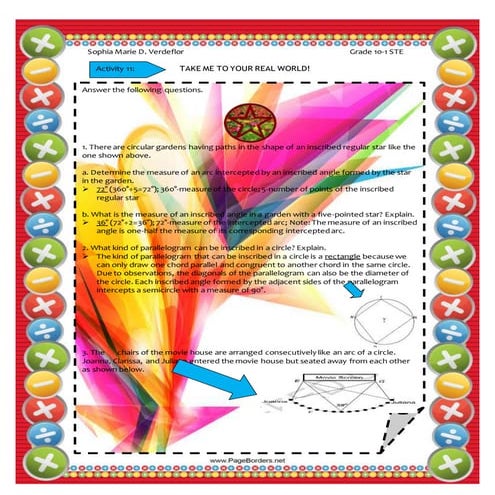 Activity 11 Take Me to Your Real World!