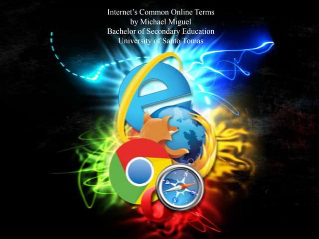Common Online Terminologies