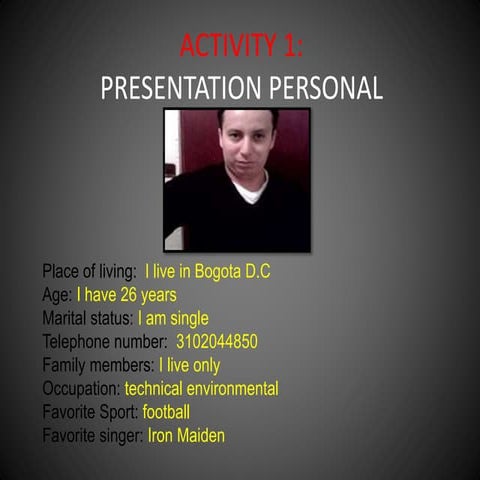 Character profile | PPTX
