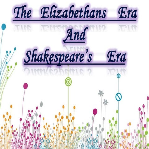 Powerpoint presentation on features of Shakespearean drama