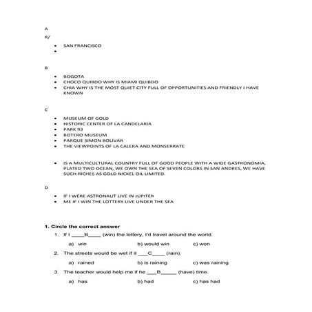Activity 3 or 4 united 3 | PDF
