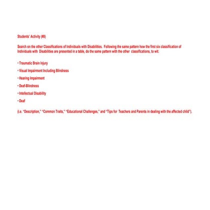 Learners with exceptionalities | PPTX