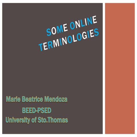 Activity9 common online terminologies