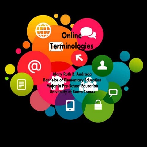 Activity 9 common online terminologies