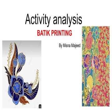 Activity Analysis in Occupational Therapy | PDF