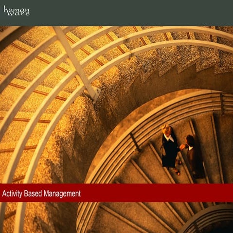 Activity based management - Aree di intervento