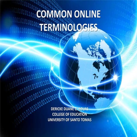 Activity common online terminologies