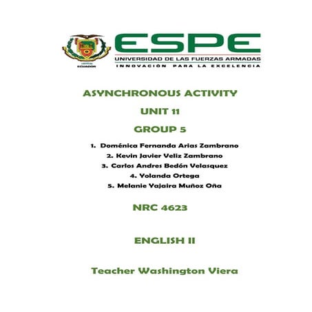 Activity English para poder entender mejor | PDF