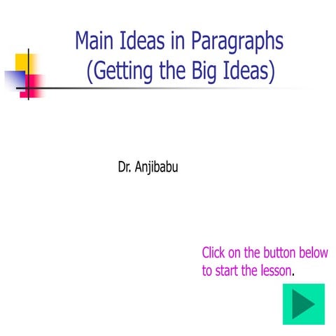 Activity on paragraph writing | PPT