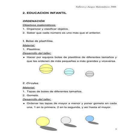 Matemática - Actividades Nivel Inicial - Juegos