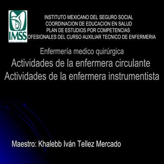 Activ y funciones de enfermera qx y...