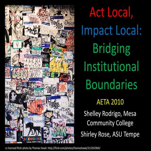 Act local, impact local ppt