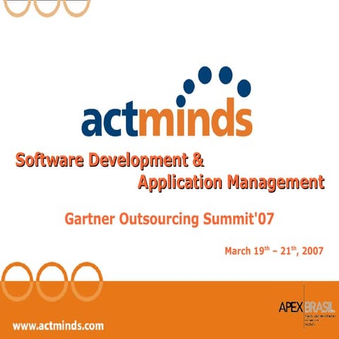 Actminds Outsourcing Summit 07