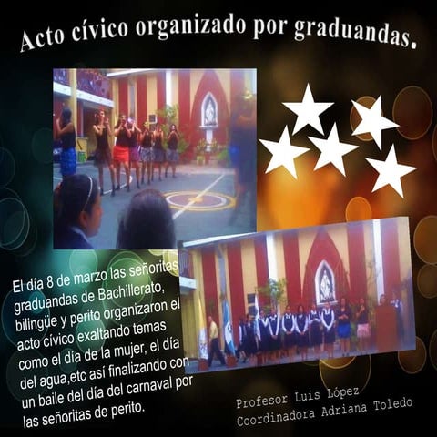 Acto civico graduandas 2016