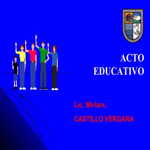 Acto educativo miriam castillo